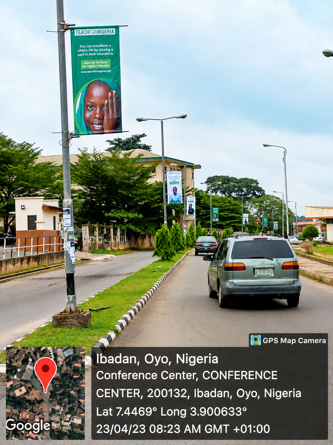 Large-format Cocoon billboard installation